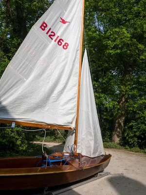 Wood Open zeilboot Snipe Dinghy Photo 15