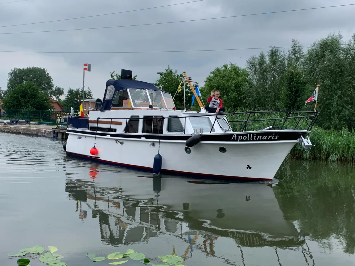 Stahl Motorboot Kompier 1200