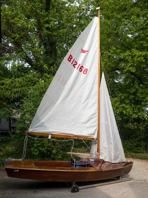 Hout Open zeilboot Snipe Dinghy Foto 43