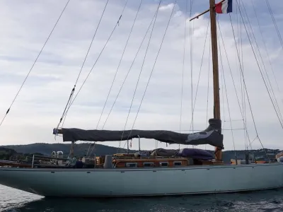 Wood Sailboat Race Bermudian Cutter Photo 9