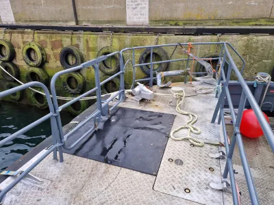 Aluminium Arbeitsboot Crew Tender Catamaran Foto 13