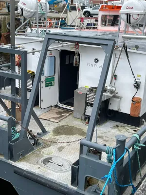 Aluminium Arbeitsboot Crew Tender Catamaran Foto 18