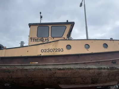 Stahl Arbeitsboot Schlepper 1229 Foto 2