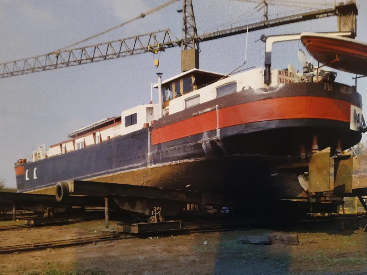 Staal Woonboot Arsenal de Cherbourg Freycinet