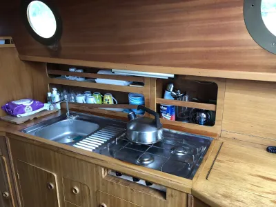 Staal Zeilboot Grundel Platbodem Foto 6