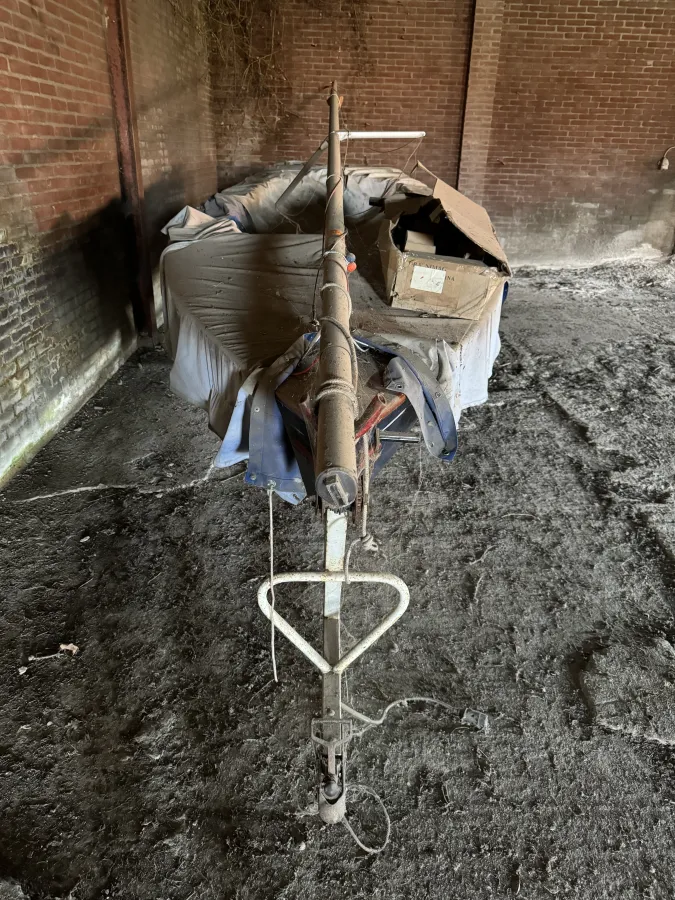 Holz Open zeilboot Spanker 712