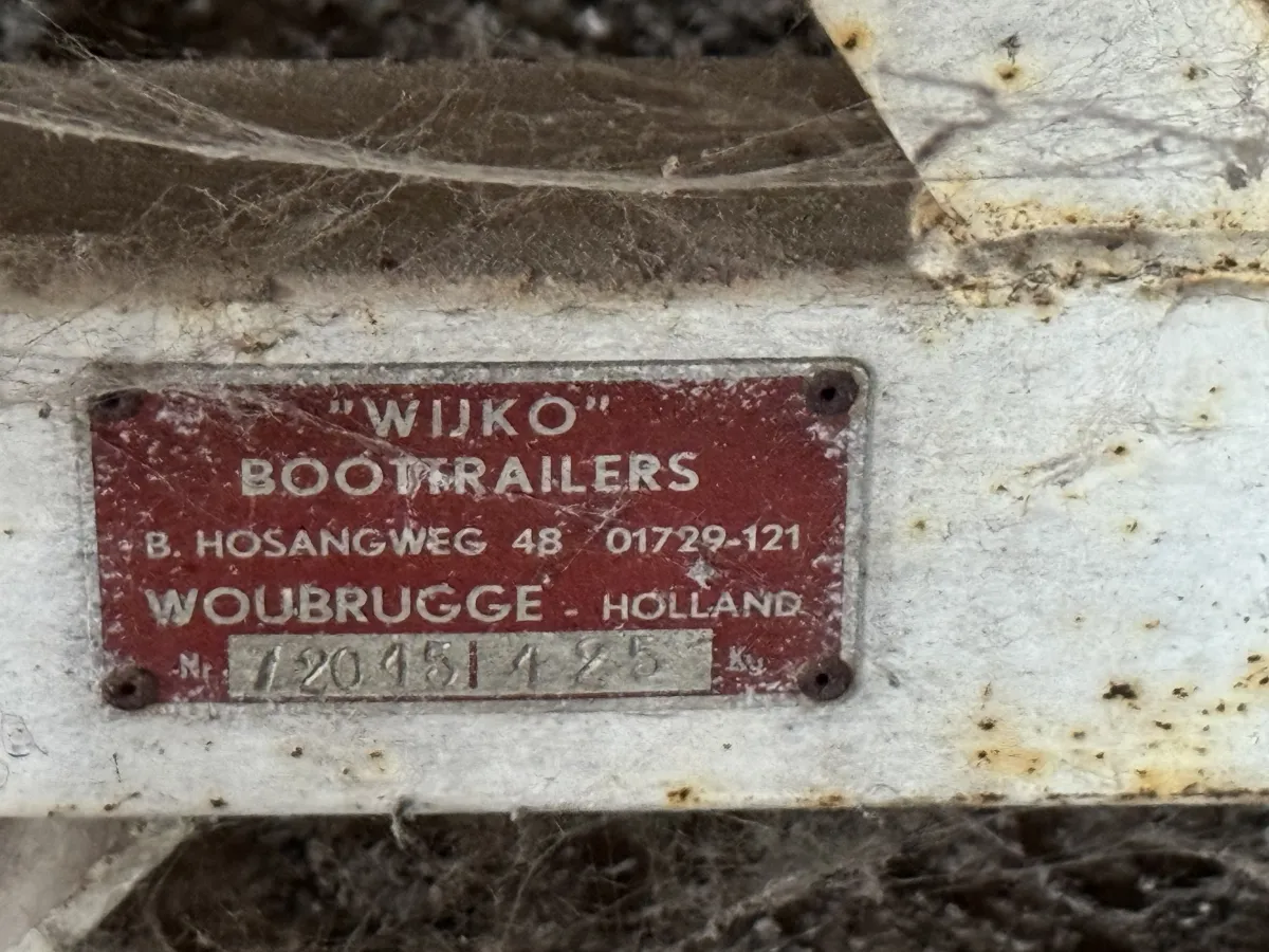 Holz Open zeilboot Spanker 712