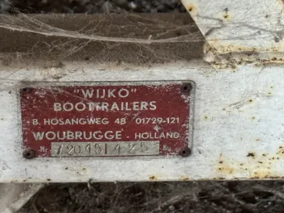 Holz Open zeilboot Spanker 712 Foto 4