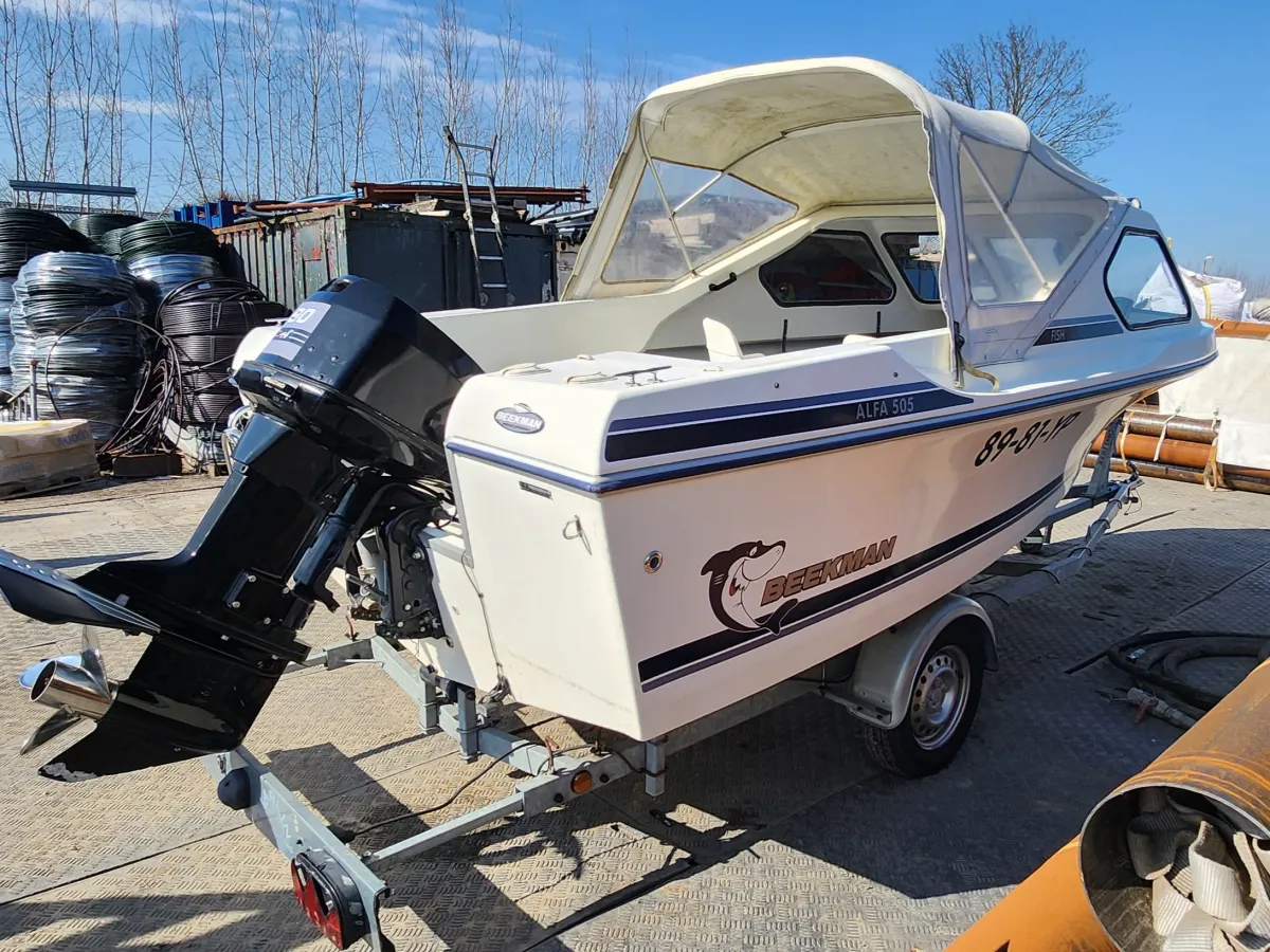 Polyester Open motorboot Beekman Alfa Fish 505