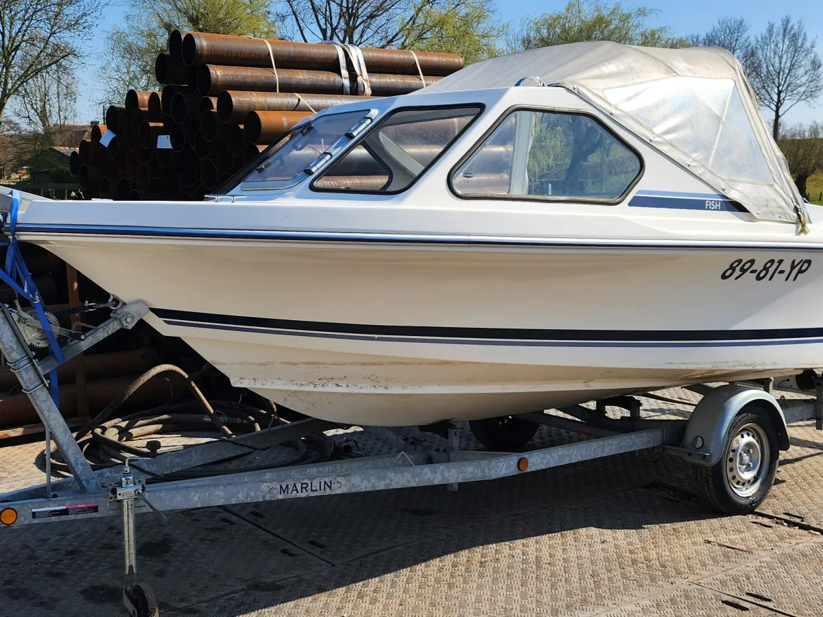 Polyester Open motorboot Beekman Alfa Fish 505