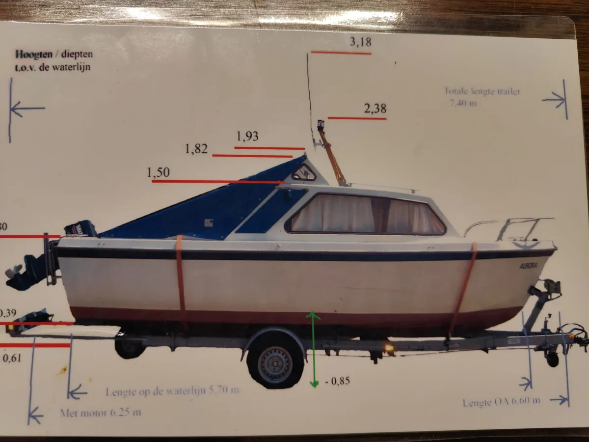 Polyester Motorboat Onedin 700
