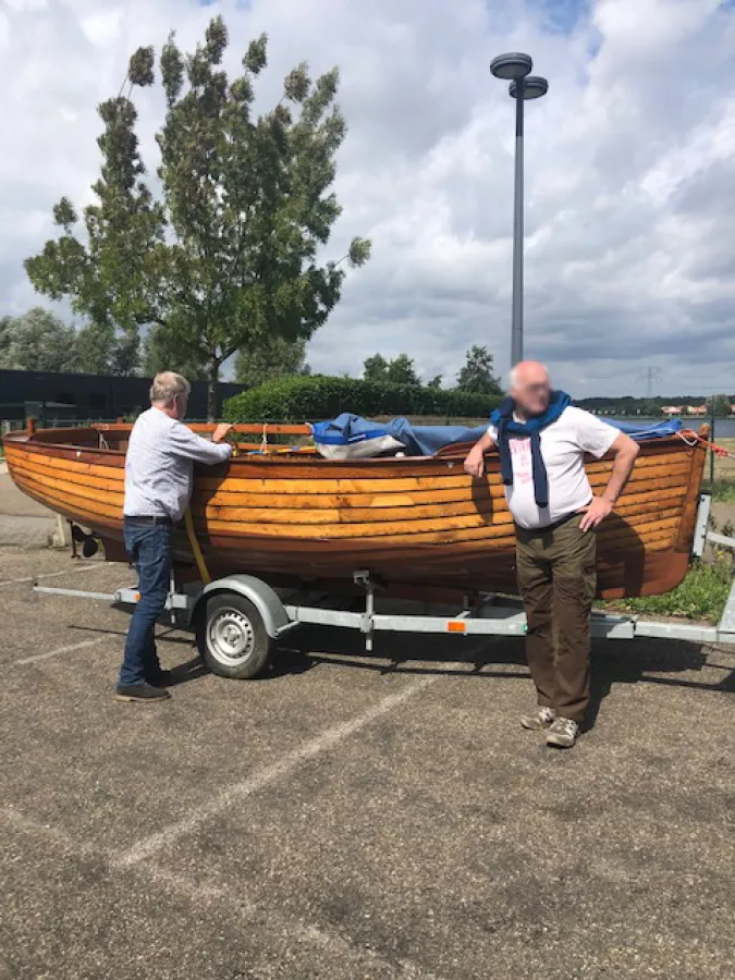 Wood Sloop Kipper Spiegelsloep