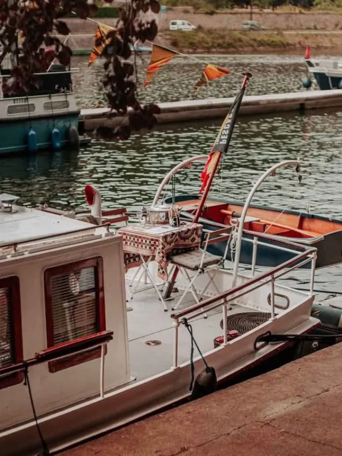 Steel Motorboat Riverboat 1413