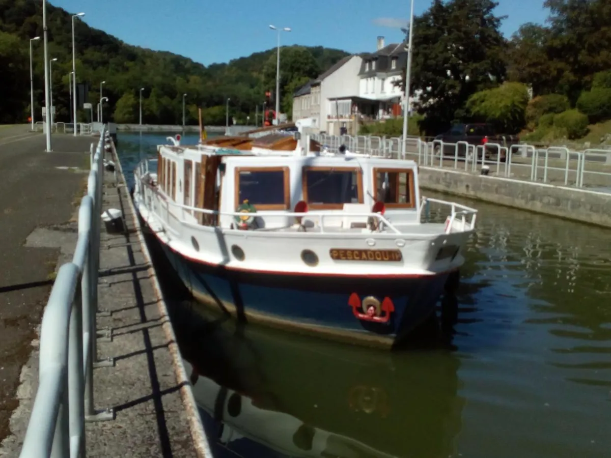 Steel Motorboat Riverboat 1413