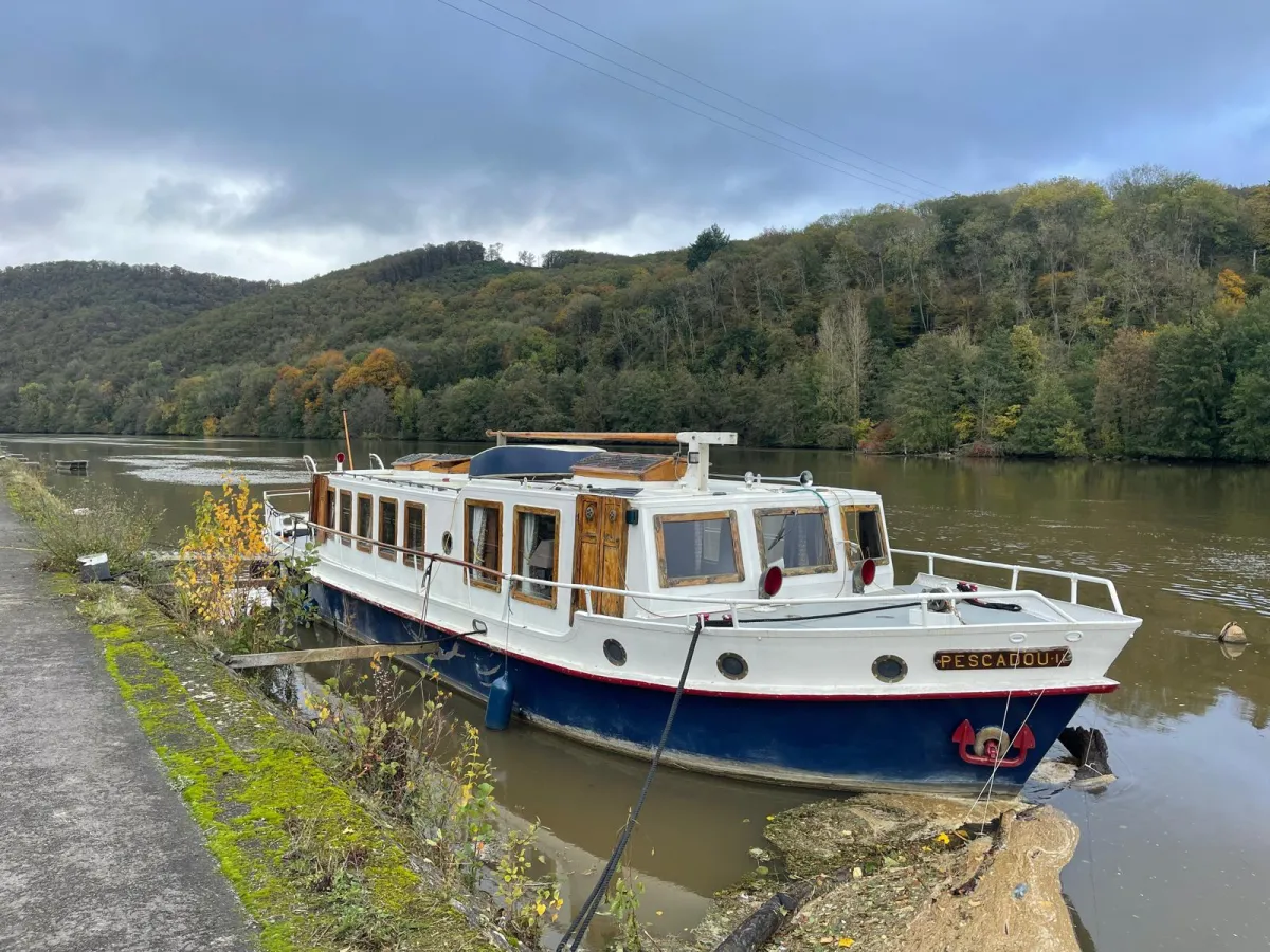 Steel Motorboat Riverboat 1413
