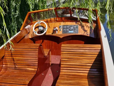 Steel Sloop Klassieke Autoboot Photo 9