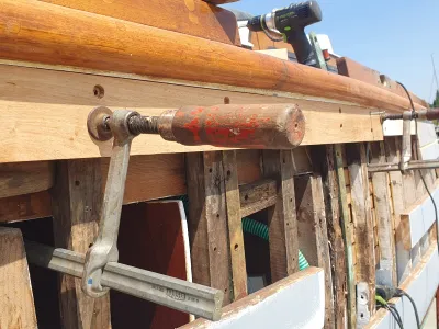 Wood Sailboat Warner Sloep Photo 18