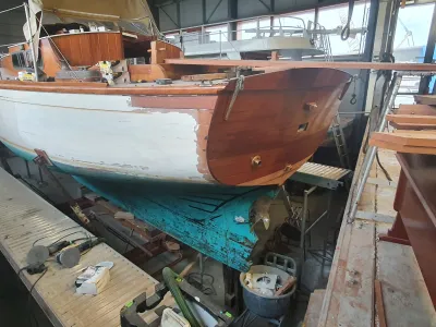 Wood Sailboat Warner Sloep Photo 27
