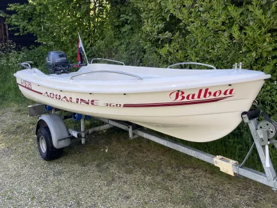 Polyester Open motorboot Aqualine 360 Foto 7