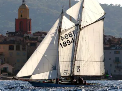 Wood Sailboat Hansen Gaff Schooner Photo 9