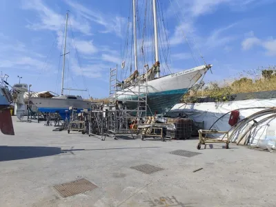 Wood Sailboat Hansen Gaff Schooner Photo 13