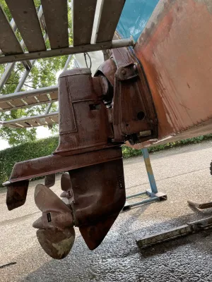 Polyester Motorboot Coronet 27 Seafarer Foto 12