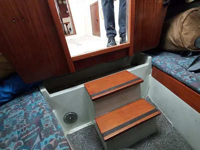 Polyester Zeilboot Finnclipper Motor Sailor Foto 9