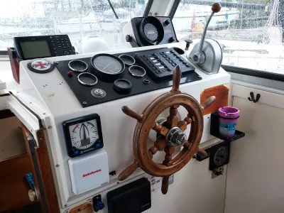 Polyester Zeilboot Finnclipper Motor Sailor Foto 4
