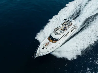 Verbundwerkstoff Motorboot Sunseeker Manhattan 56 Foto 2
