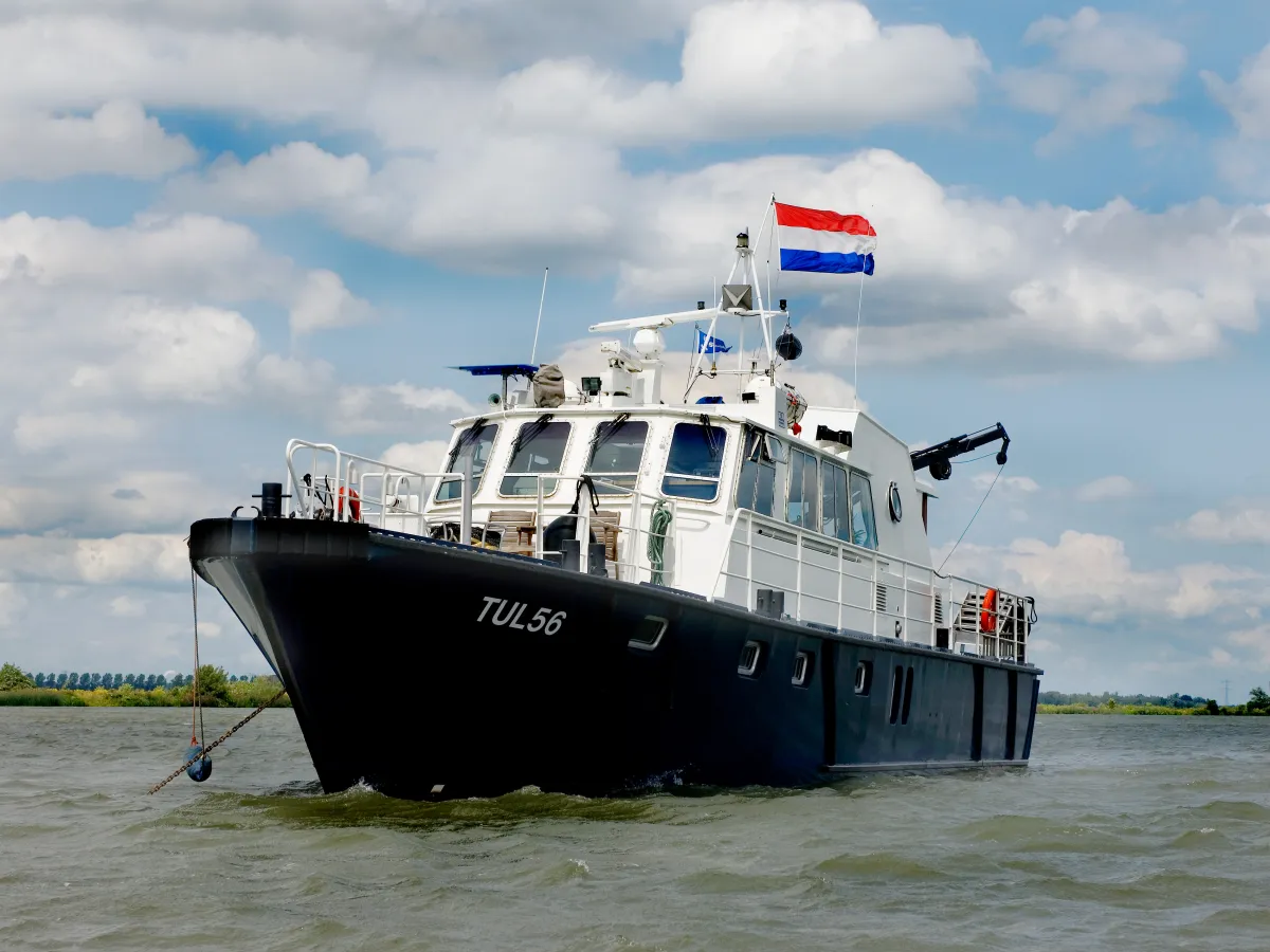 Steel Motorboat Patrol boat 2300
