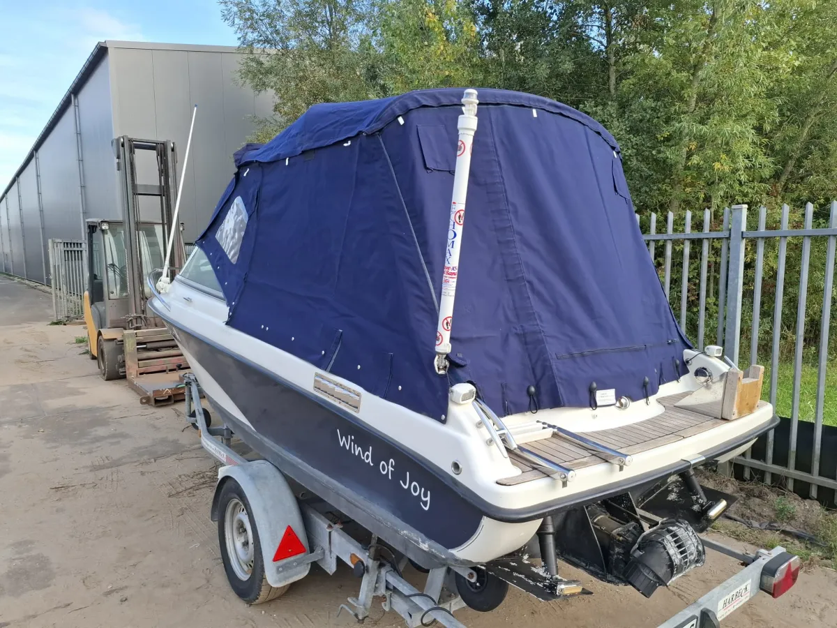 Polyester Motorboat Hellwig V505 Turbo Jet