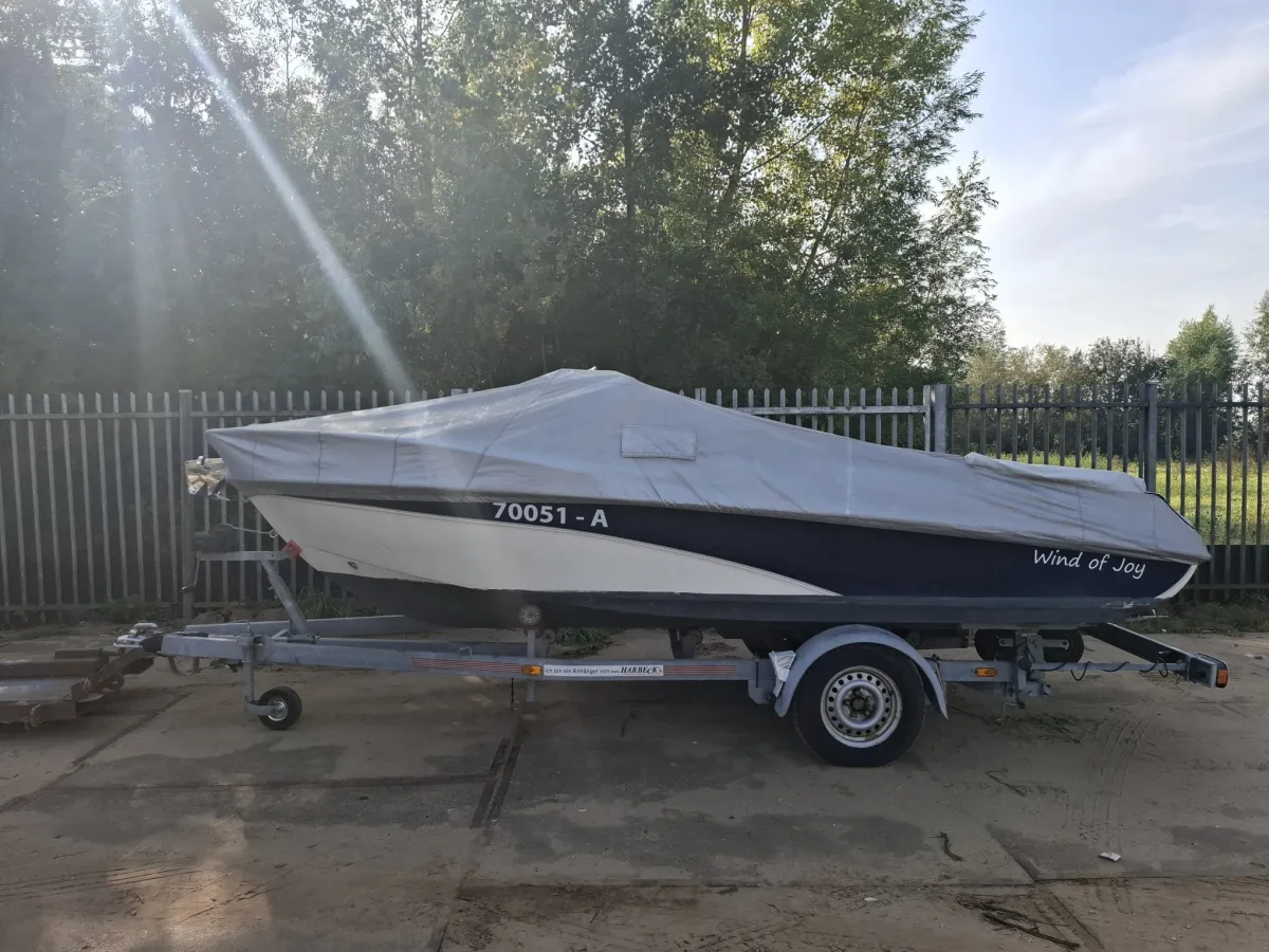 Polyester Motorboat Hellwig V505 Turbo Jet