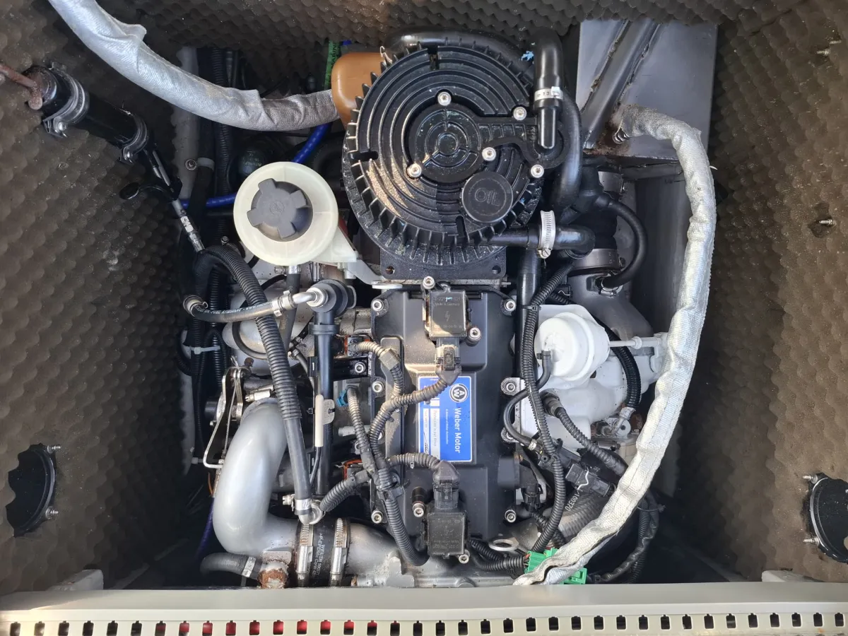 Polyester Motorboat Hellwig V505 Turbo Jet