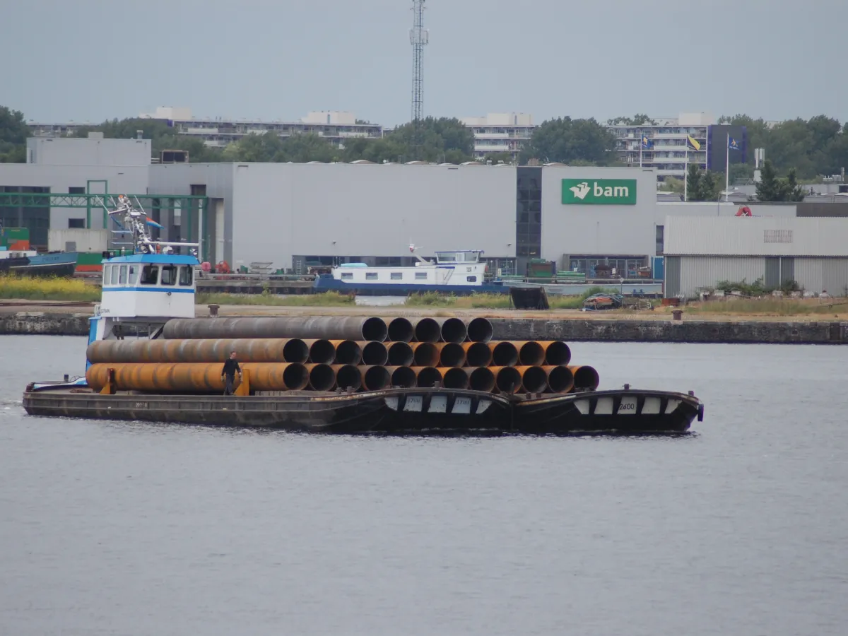 Staal Werkboot Dekschuit 1700