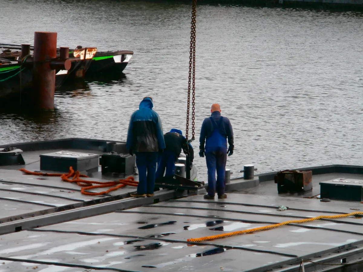 Staal Werkboot Dekschuit KR17
