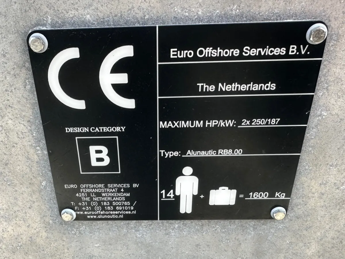 Aluminium RIB Alunautic RB800