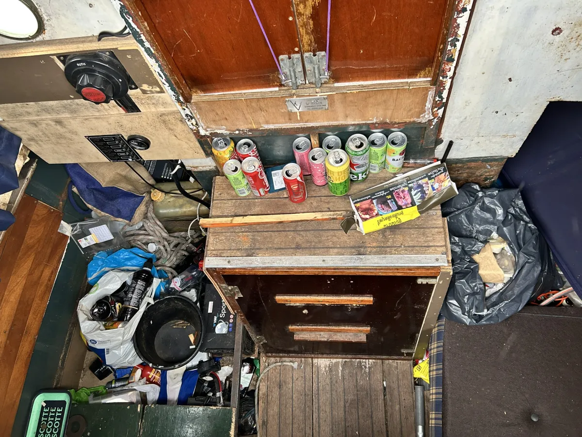 Steel Budgetboat Cabin sailboat 650