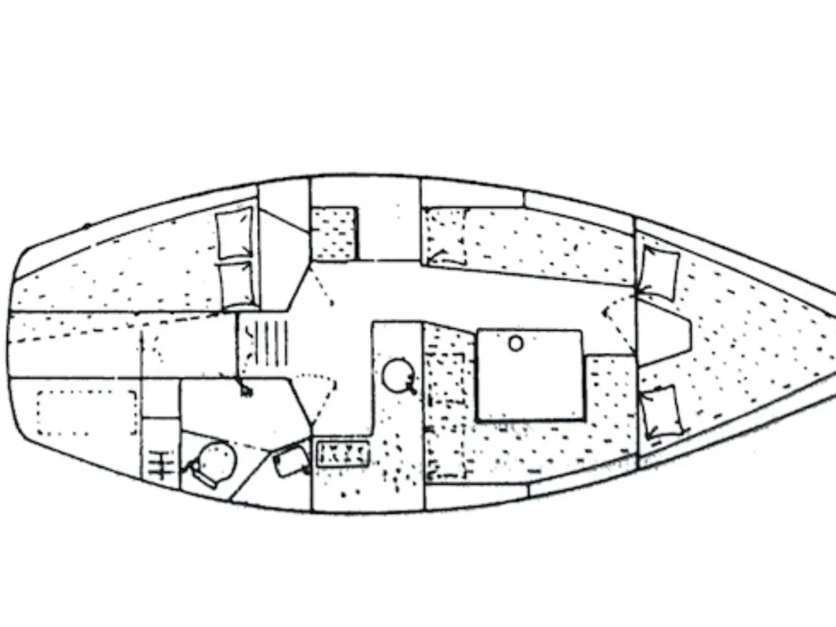 Polyester Zeilboot Piewiet 850