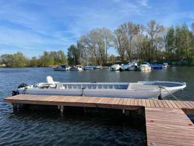 Aluminum Sloep Pontoon M4 Foto 12