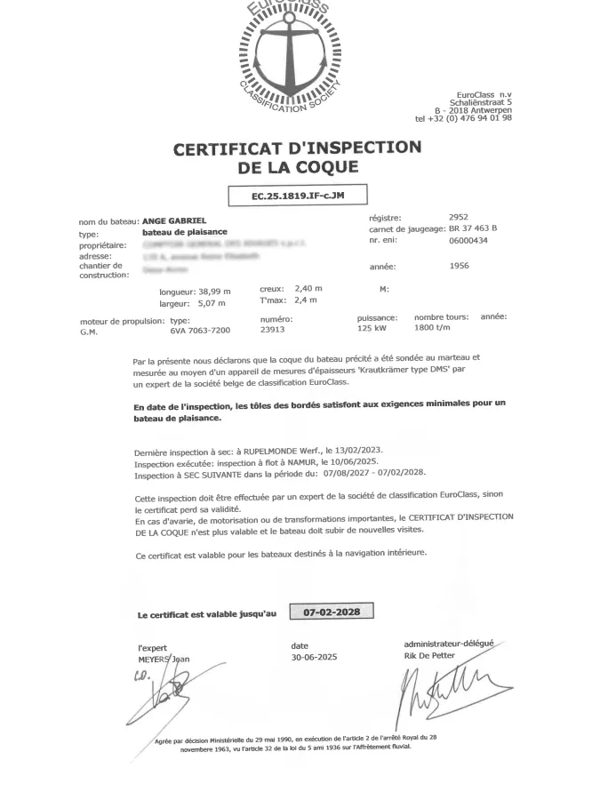 Steel Houseboat Freycinet 3899