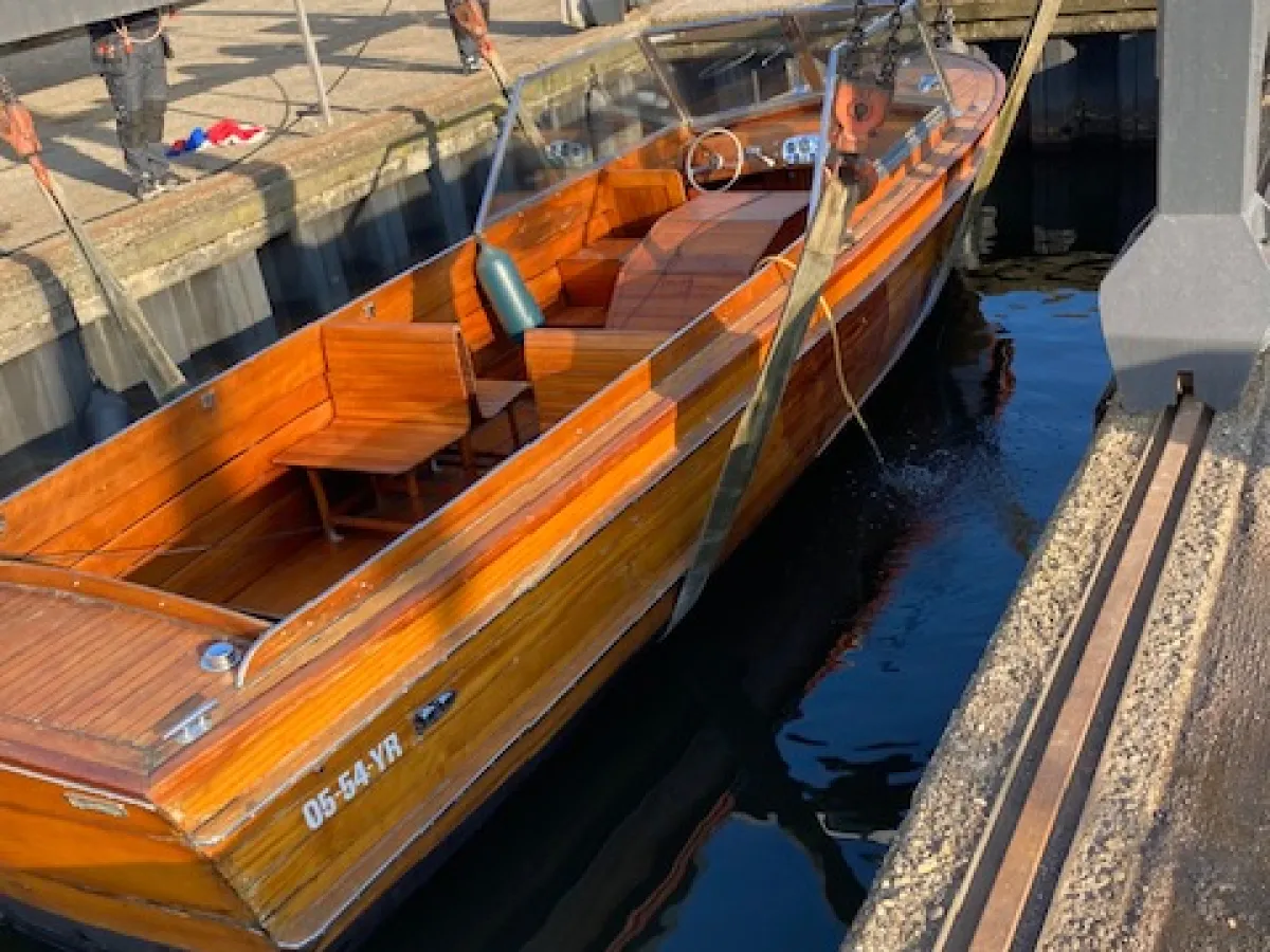 Holz Open motorboot Taxi boat 850