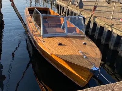 Holz Open motorboot Taxi boat 850 Foto 5