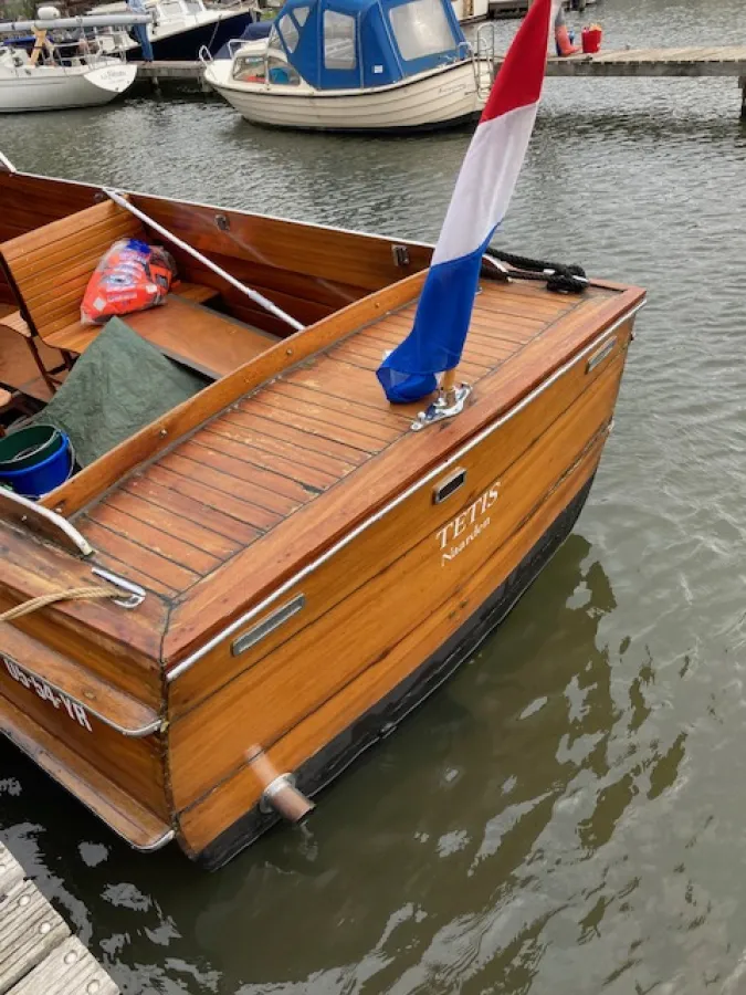 Holz Open motorboot Taxi boat 850