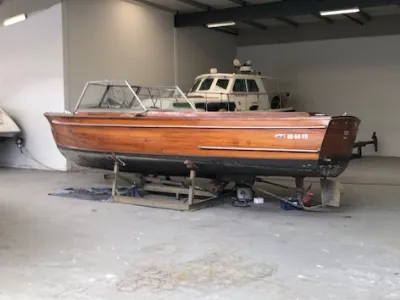 Holz Open motorboot Taxi boat 850 Foto 1