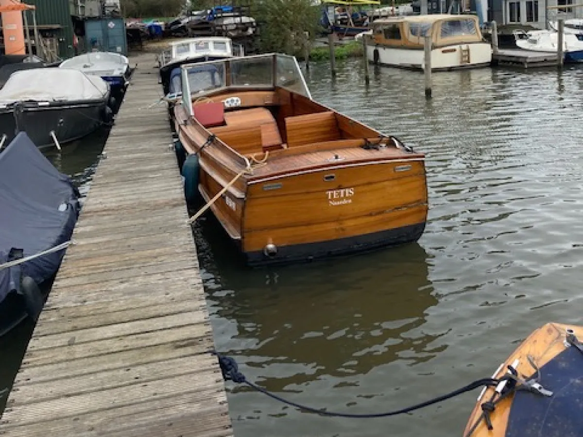 Holz Open motorboot Taxi boat 850
