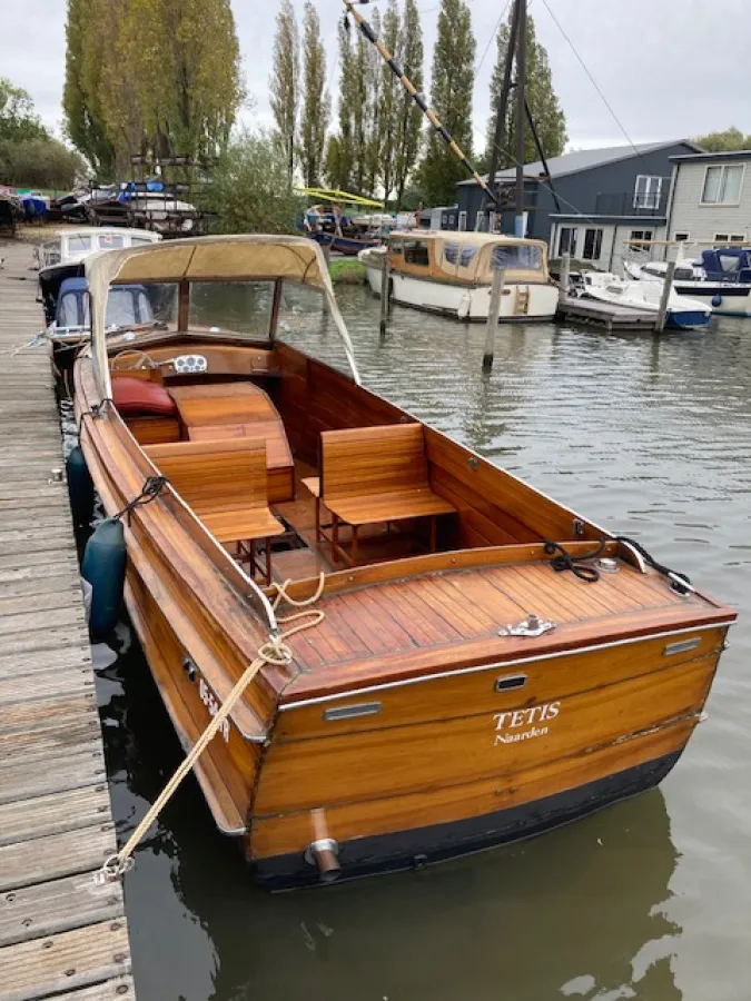 Holz Open motorboot Taxi boat 850