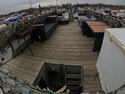 Aluminum Motorboot Loosdrecht Houseboat Foto 5