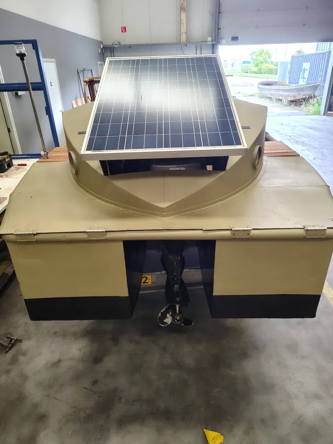 Acier Open motorboot Bateau à fond plat 800