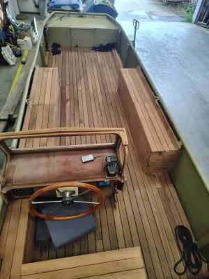 Acier Open motorboot Bateau à fond plat 800 Photo 4