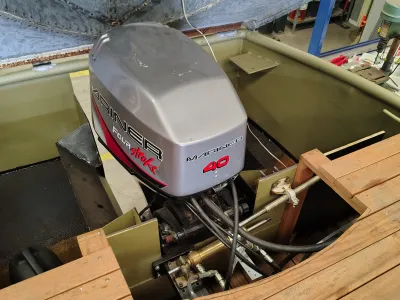 Acier Open motorboot Bateau à fond plat 800 Photo 10